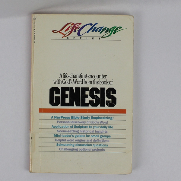 Genesis Life Change Bible Study Series 1992 Paperback Ex-Library Book