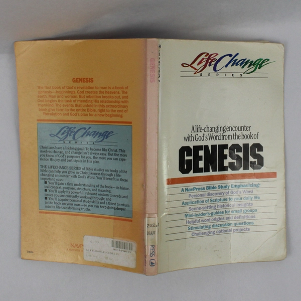 Genesis Life Change Bible Study Series 1992 Paperback Ex-Library Book