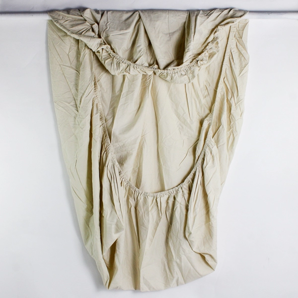 Set Of 4 Beige Nautica Flat & Fitted Sheet 2 Pillowcases 37.5" x 19" Queen Flaw