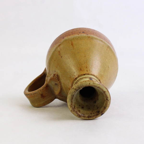 Stearns Pottery Bud Vase with Wing Handle Stamped on Base