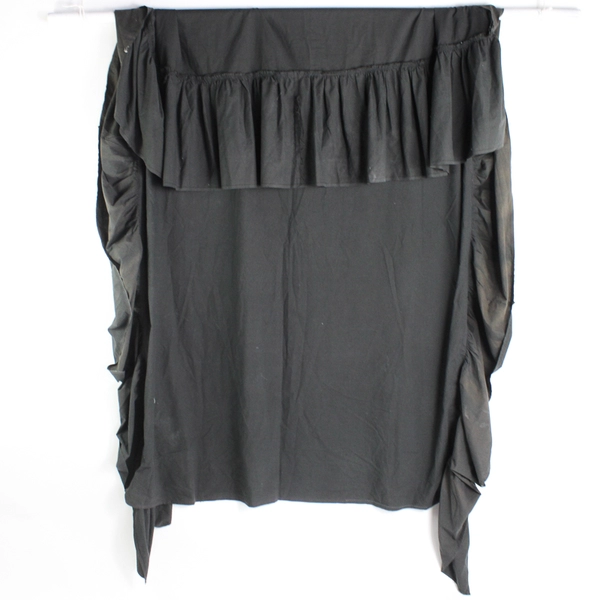 Unbranded Solid Black Double Queen Size Bed Skirt Simple