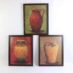 Lot of 3 Framed Art Prints Urn Vase & Water Pitcher Better Homes
