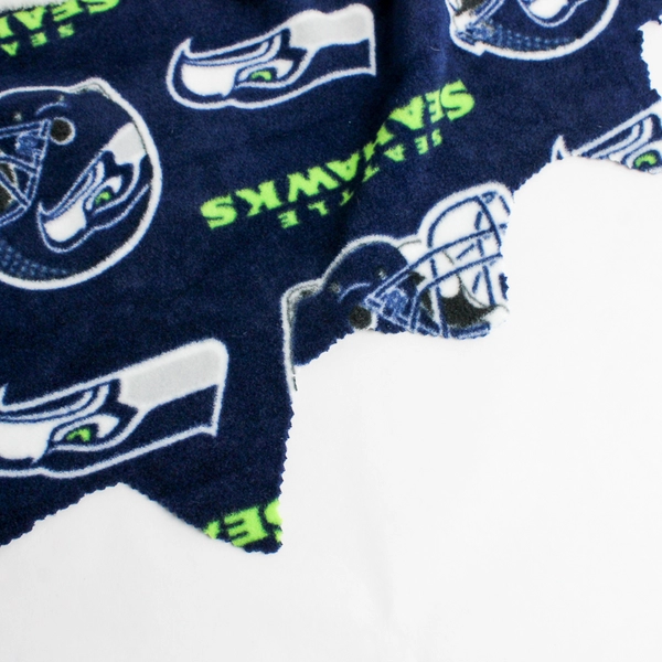 Seattle Seahawks NFL Fleece Fabric 60" Wide