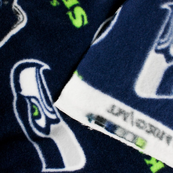 Seattle Seahawks NFL Fleece Fabric 60" Wide