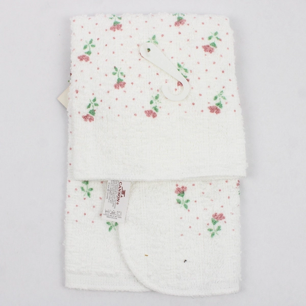 Cannon Franco Country Classics Feline Friends On White Dish Cloth 11.5" x 11.5"