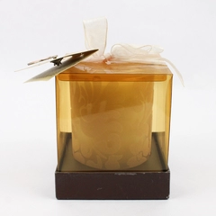 Pier 1 Imports Candle Floral Bloom With Breast Cancer Awareness Pin