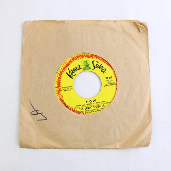 The Lovin' Spoonful Rain On The Roof 1966 45 Vinyl Record Paper Jacket