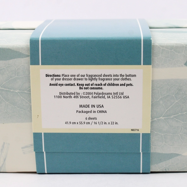 Vtg Body Therapy Solace Spa 6 Scented Drawer Liners White Tea & Thyme