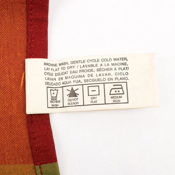 Lot Of 2 Matching Pier 1 Imports Fabric Napkins Red Green Yellow 19.5"x19.5"