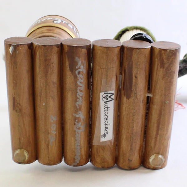 Handmade Muttcrackers Dog Nutcracker Signed and Dated