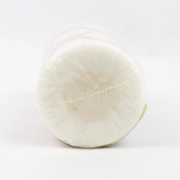 Ikea Kallt Design S Edholm Pillar Candle Red On White 55 Hrs 6" Tall 3" Diameter