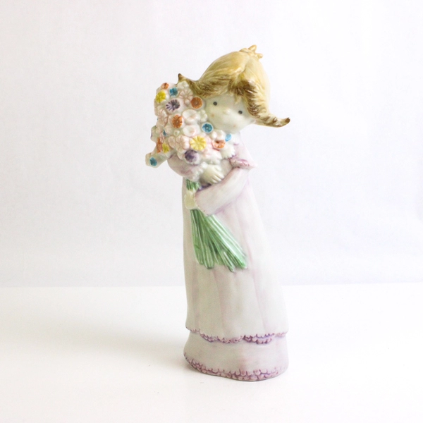 1988 Enesco Raecath Kinka Figurine Summer Wishing You Cloudless Skies 117421