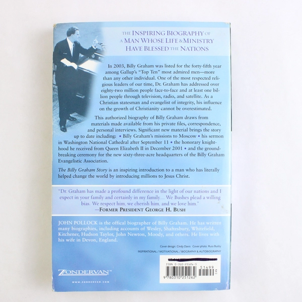 The Billy Graham Story by John Pollock The Authorized Biography 2003 Paperback