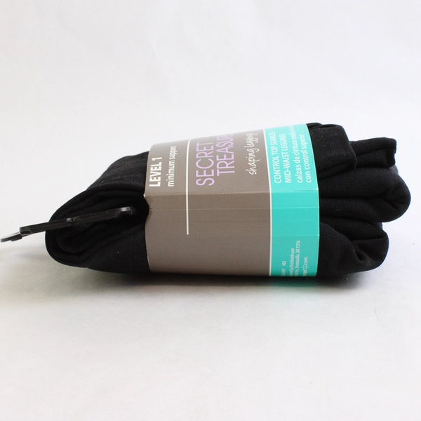 Secret Treasures Black High Waisted Shaping Legging Level 1 Support Size S/M