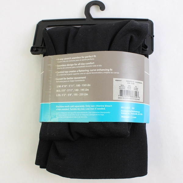 Secret Treasures Black High Waisted Shaping Legging Level 2 Support Size S/M