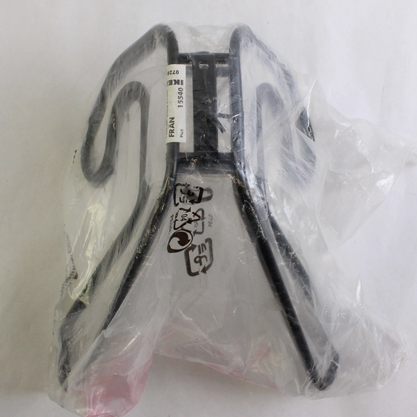 Set Of 2 IKEA Fran Series Black Metal Wire Coat Hook Wall Mounted