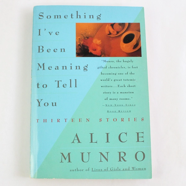 13 Stories Including Something I've Been Meaning to Tell You Alice Munro 1984 PB