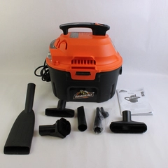 Armor All AA255 2 Peak HP Wet/Dry Utility Shop Vacuum Orange 2.5 Gallon