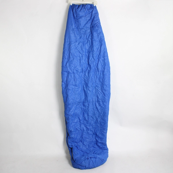 Eddie Bauer Mummy Sleeping Bag Blue/Yellow 86" x 25" Lightweight