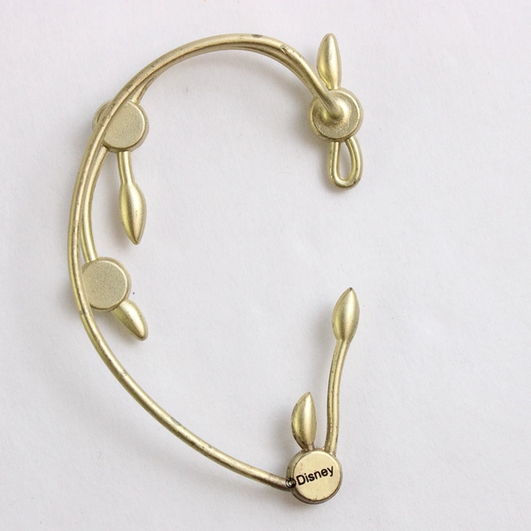 Disney Beauty and The Beast Gold-Tone Clear Rhinestones Left Ear Cuff