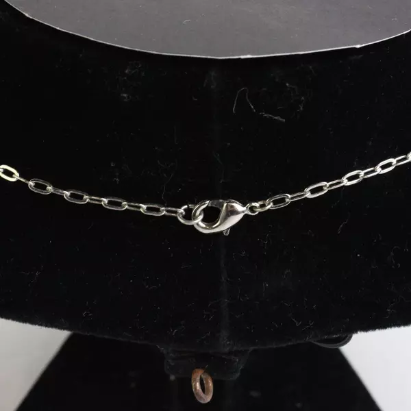 3 Pc Set Silver-Tone Purple Pendant Necklace and Dangle Earrings