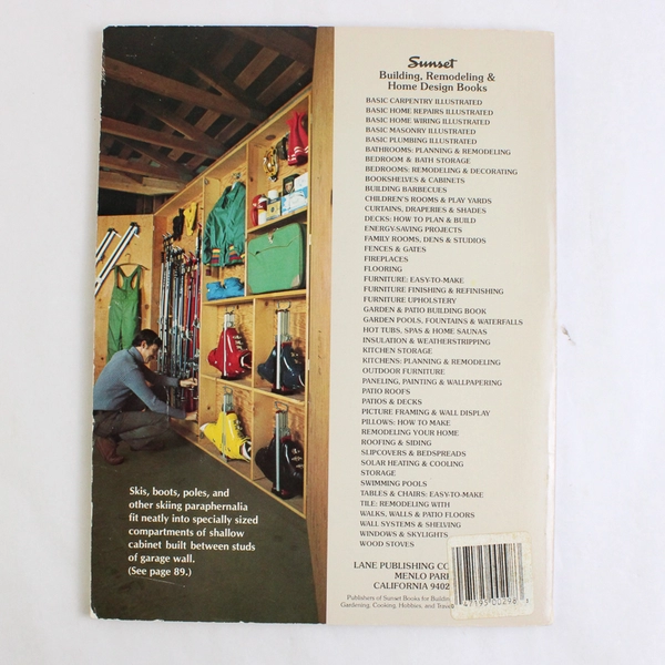 Sunset Ideas for Storage Edited by Maureen Williams Zimmerman 1982 Paperback