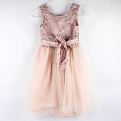 Biscotti Collezioni Pink Sequin Dress Tulle Skirt Girls' Size 6X