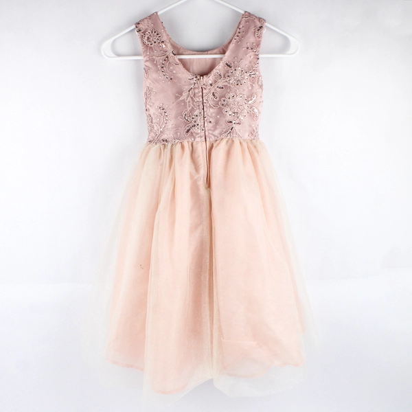 Biscotti Collezioni Pink Sequin Dress Tulle Skirt Girls' Size 6X
