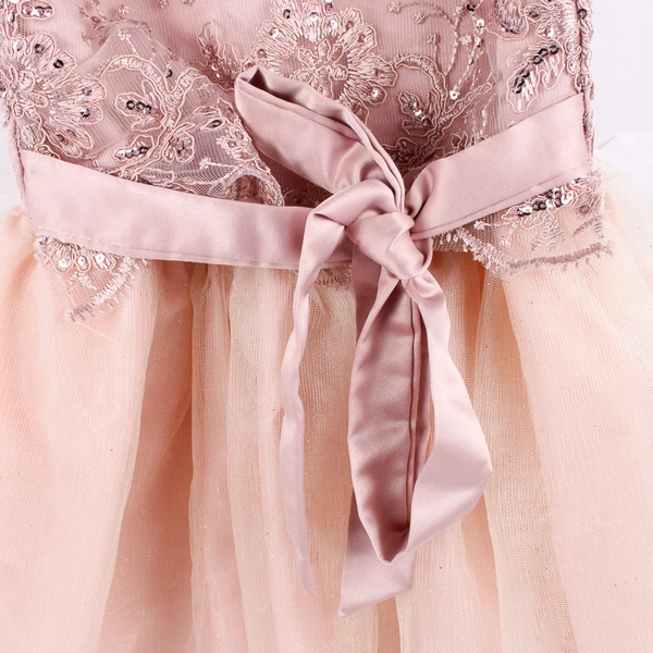 Biscotti Collezioni Pink Sequin Dress Tulle Skirt Girls' Size 6X