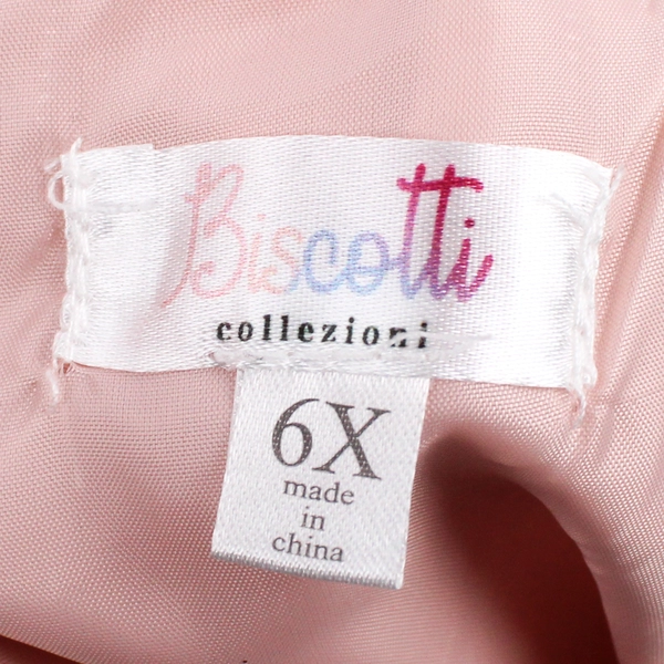 Biscotti Collezioni Pink Sequin Dress Tulle Skirt Girls' Size 6X