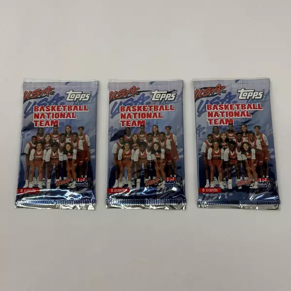 Lot of 3 1995 Topps Women's USA Basketball National Team Unopened Packs 8 Cards 