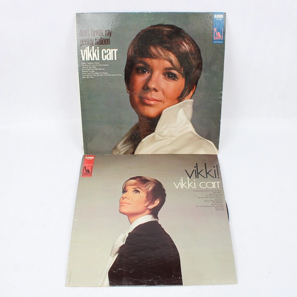 Lot of 2 Vinyl Records Vikki Carr Don't Break My Pretty Balloon Variety Songs