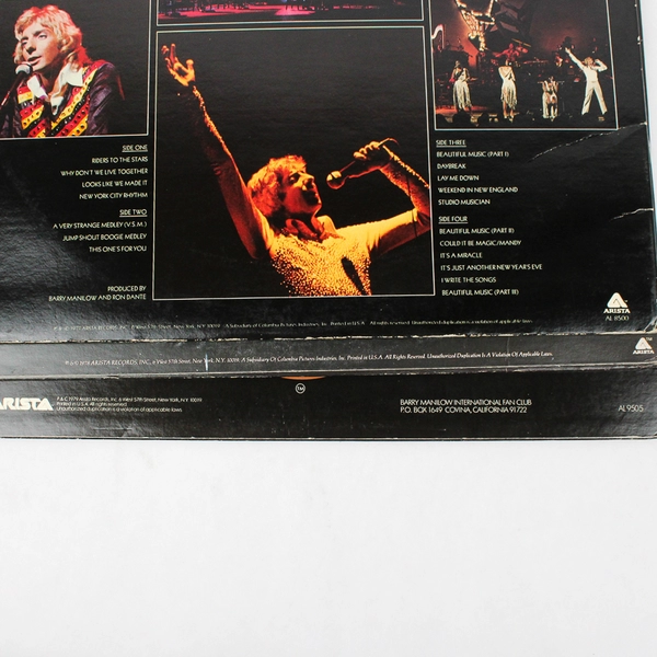 Lot of 3 Barry Manilow Even Now/One Voice/Riders To The Stars Vintage Vinyl