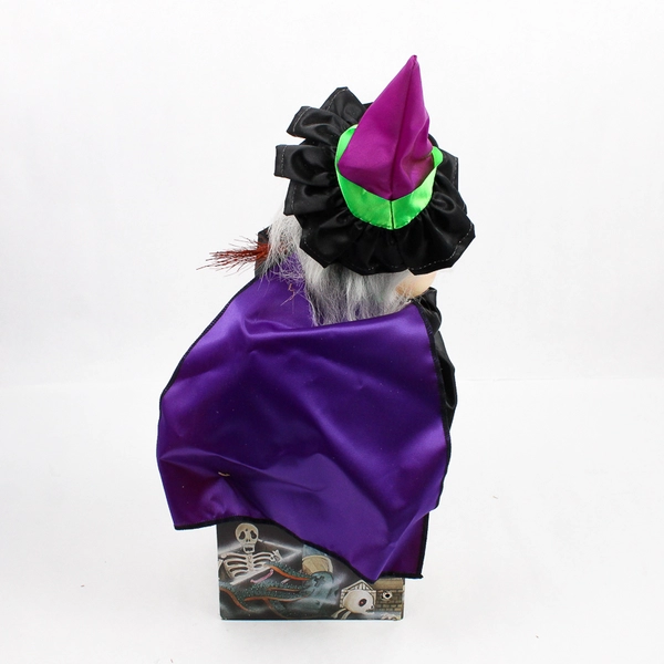 Vintage RUSS Haunting Horrors Animatronic Witch Flash & Sound Halloween Works