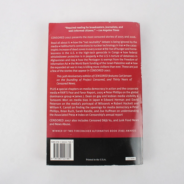 Censored 2007 The Top 25 Censored Stories Peter Phillips & Project Censored PB