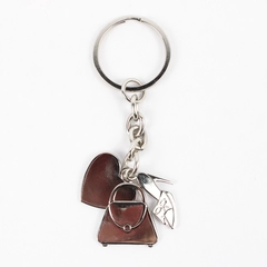 Nine West Stainless Steel Keychain Heel Heart & Purse Handbag