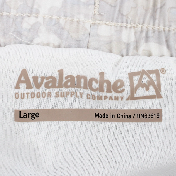 Avalanche Outdoor Supply Co. Beige Camo Activewear Shorts Women's Large