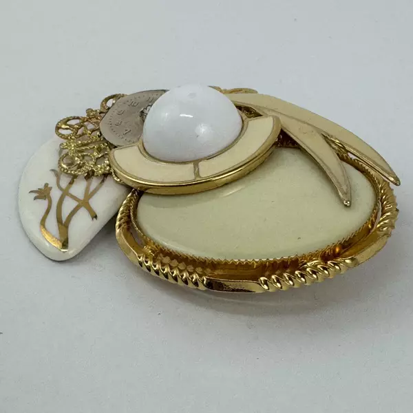Handmade DIY Vintage Jewelry Enamel Brooch