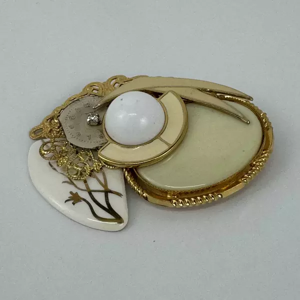 Handmade DIY Vintage Jewelry Enamel Brooch