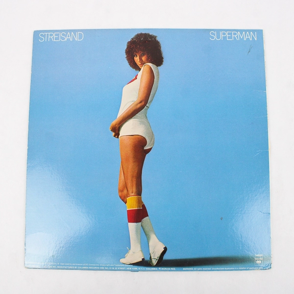 Superman By Barbra Streisand Vinyl LP Record 1977 Columbia