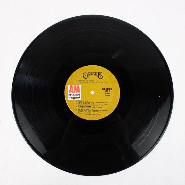 The Carpenters Self Titled 1971 Original Vinyl LP SO 3502 Envelope Cover