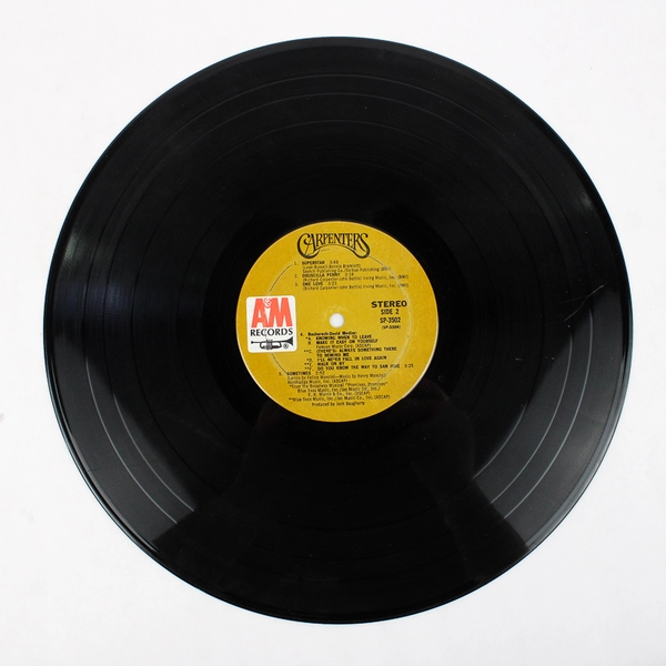 The Carpenters Self Titled 1971 Original Vinyl LP SO 3502 Envelope Cover