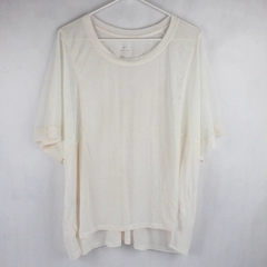 Nike Dri-Fit Mesh Sleeve Sheet White T-Shirt Women's Size 3X