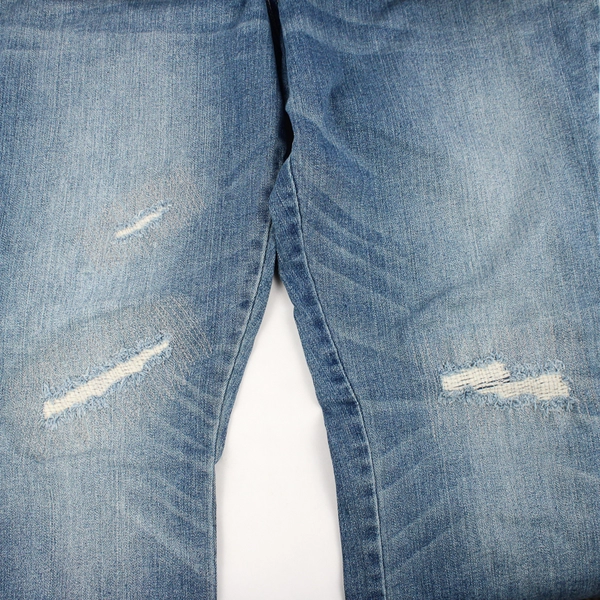 Liz Lange Maternity Medium Wash Distressed Jeggings Women's Size Large