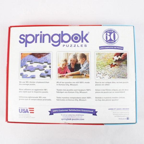 Springbok Christmas Cabin 500-Piece Jigsaw Puzzle By Dona Gelsinger 2022