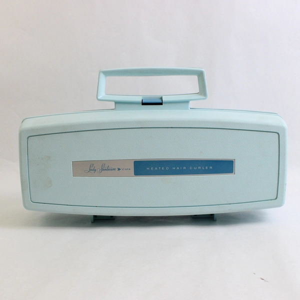 Vintage Lady Sunbeam Vista Hair Curler Set Blue Made In Japan VHC22