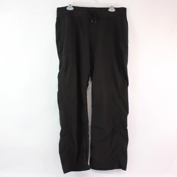 Kirkland Signature Solid Black Athletic Pants Women's Size XL Short