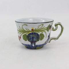 Imolarte Garafano Imola Blue Carnation Coffee Cup Faenza Italy