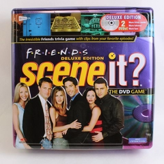 Friends Scene It? Deluxe Edition DVD Trivia Game in Tin Complete