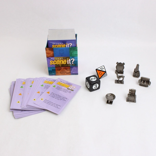 Friends Scene It? Deluxe Edition DVD Trivia Game in Tin Complete